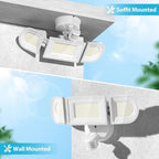 Olafus 180W Motion Sensor Outdoor Lights, 18000LM Dusk to Dawn LED Flood Lights - Image 8