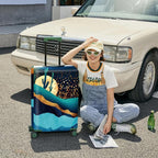 ANNA QUEEN Boho Night Desert Travel Luggage Cover -Stretchable Airplane - Image 4