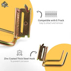 DC Cargo Mall Dual Arm Tool Hook Hanger E Track Accessories 3" Deep - Image 8