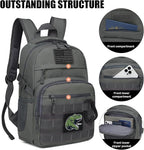 Kids Tactical Backpack Army Molle Bookbag Military Boys Backpack - Image 3