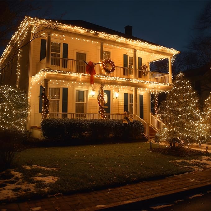 Twinkle Christmas Lights 33ft 100 LED 8 Modes - Image 5