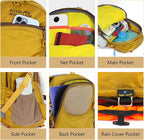 Small Hiking Backpack With Rain-cover, 20L Travel Backpacks - Image 4