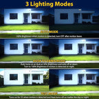 Abovizo 90W Motion Sensor Outdoor Lights, 10000LM LED Flood Light Outdoor - Image 3