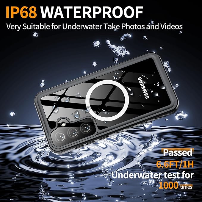 ANTSHARE Magnetic for Samsung Galaxy S25 FE Case, Waterproof - Image 3