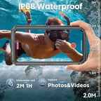 Mitywah Waterproof Case for iPhone Air, Military Grade Rugged Metal Case - Image 3