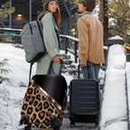 ANNA QUEEN Leopard Print Luggage Cover, Luxury Animal Pattern Suitcase Protector - Image 7