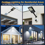 Solar Street Light Outdoor, 11-Inch Solar Powered Street Light - Image 6