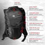 RAVERUNNER® Anti-Theft Hydration Backpack | Festival Approved Rave Backpack - Image 6