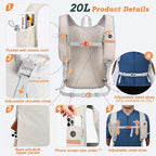 BECOJADDE 20L Small Hiking Backpack - Image 2