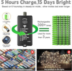 HXWEIYE Rechargeable Fairy Lights - Image 2