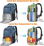 Insulated Lunch Backpack Fit 17" Laptop, Work Backpack - Image 5