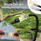 PlugSaf 14/3 Gauge Black Outdoor Extension Cord 25 ft Waterproof - Image 3