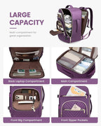 LOVEVOOK Large Travel Backpack for Women, TSA Carry on Backpack for Airplanes - Image 3