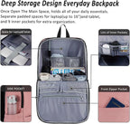 MAXTOP Deep Storage Laptop Backpack Business Anti-theft Backpacks College - Image 2