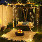 JMEXSUSS 2 Pack Solar String Lights Outdoor Waterproof, Total 66 FT 200 LED - Image 4