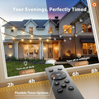 addlon 100FT Outdoor String Lights G40 - Image 6