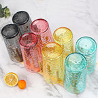 BPA-Free Plastic Tumblers 8 Pack | Reusable Dishwasher Safe | Stackable - Image 6
