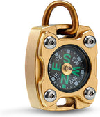 MecArmy Mini Titanium/Brass Compass, Waterproof IPX5 Pocket Compass - Image 8