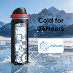 Insulated Water Bottle with Straw - Image 7