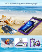 Lanhiem Large Waterproof Phone Pouch Universal IPX8 Waterproof Dry Bag - Image 7