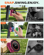 A2C Alloy Magnetic Golf Cart Phone Holder - Image 3