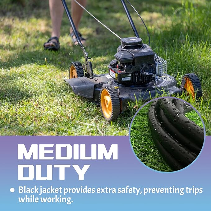 Extension Cord 6 FT, Outdoor 16/3 SJTW Weatherproof Black Electrical Cords - Image 6