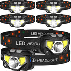 LHKNL Headlamp Flashlight, Waterproof Motion Sensor Head Lamp, 8 Mode - Image 7