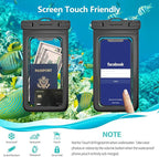 6 Pack 8.5" Waterproof Cell Phone Pouch - Image 6