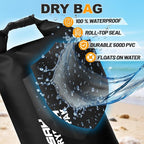 Waterproof Dry Bag, 5L/10L/20L/30L/40L Roll Top Lightweight Storage Backpack - Image 4