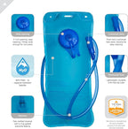 Teton Oasis/Trailrunner Hydration Backpack – Lightweight Water Pack - Image 3