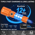 Banral Flashlights High Lumens Rechargeable, Super Bright Long Range Small - Image 6