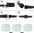 Lighting EVER 33ft 240 LED Outdoor Rope Lights Cool White 6000K, 24 V - Image 3