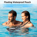 CACOE Floating Universal Waterproof Phone case 2 Pack-Up to 7.0", Phone Pouch - Image 2