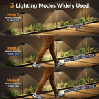 XMCOSY+ Solar Pathway Lights, 4 Pack All-Metal Motion Sensor Outdoor Lights - Image 5