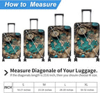 Luggage Cover Protector for 19-20 Inch Suitcases, TSA Approved Elastic Travel - Image 2