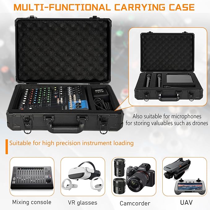 17 Inch Aluminum Carrying Case 17 X 12 X 6 Inch Ideal - Image 3