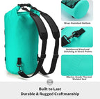STOVER 5/10/25/30/40/55L Waterproof Dry Bag- Roll-Top Backpack w/Phone Case- - Image 4