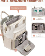 LOVEVOOK Laptop Backpack for Women, 15.6'' Waterproof Nurse Bag Teacher Work - Image 2