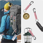 EOTW Paracord Keychain for Men Women Paracord Carabiner Backpack Keychain - Image 2