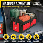 2-Section Foldable Trunk Organizer – Compact Car Storage - Image 2