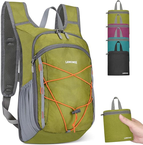 13L Small Hiking Backpack for Women Men, Lightweight Foldable Day pack by Unknown