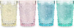 Twine Embossed Acrylic Colorful Drinking Glasses, Durable Shatterproof Tumblers - Image 10