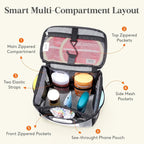 Lifewit Mesh Shower Caddy Bag Portable, Quick Dry Hanging Bathroom Organizer - Image 3