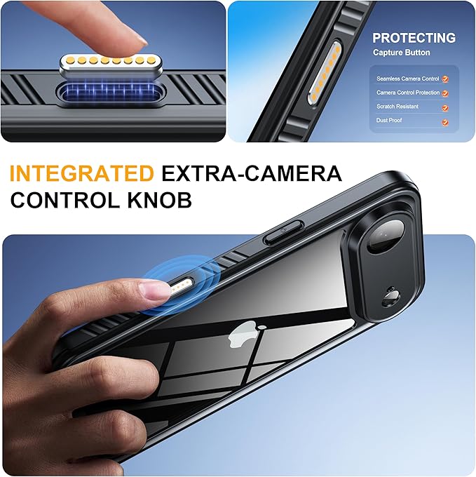 ANTSHARE for iPhone Air Case, IP68 Waterproof Shockproof Case, - 12 FT Military - Image 5