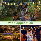 Outdoor String Lights, 100FT LED Patio String Light, String Lights - Image 7