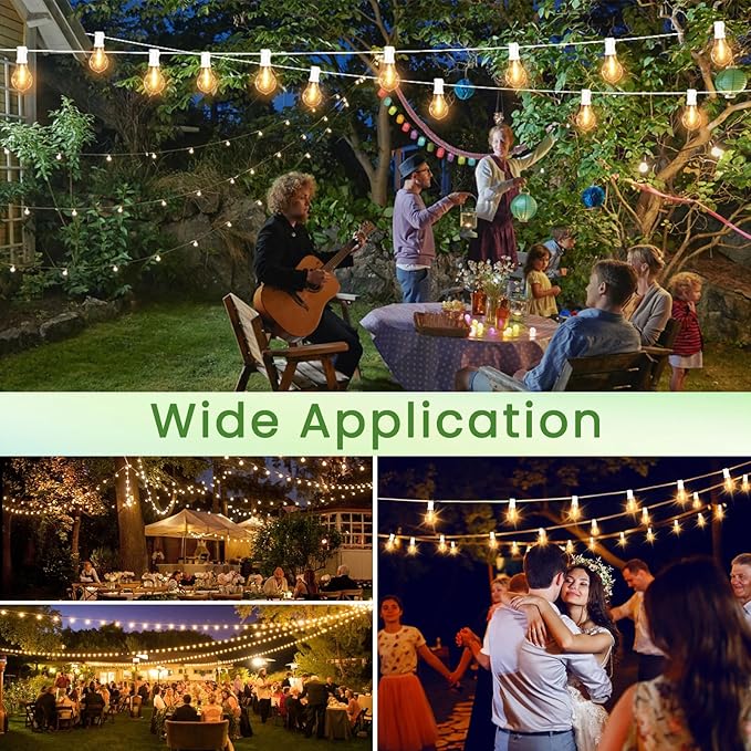 String Lights for Outside 200FT Patio Lights, LED String Light - Image 7