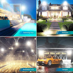 YANYCN 2 Pack 250W Led Flood Lights Outdoor, Super Bright 37000LM Security - Image 4