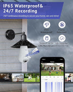 Hugolog 2K Light Bulb Security Cameras Wireless Outdoor-2.4GHz Cameras - Image 6