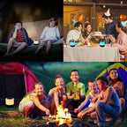 Nursery Night Light for Kids, USB Rechargeable Small Desk Lamp, 13 RGB Colors & - Image 7