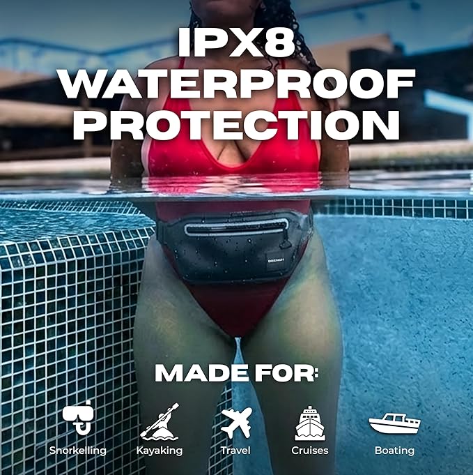 Drench 100% Underwater Waterproof Fanny Pack. Waist Pack. Submersible - Image 8